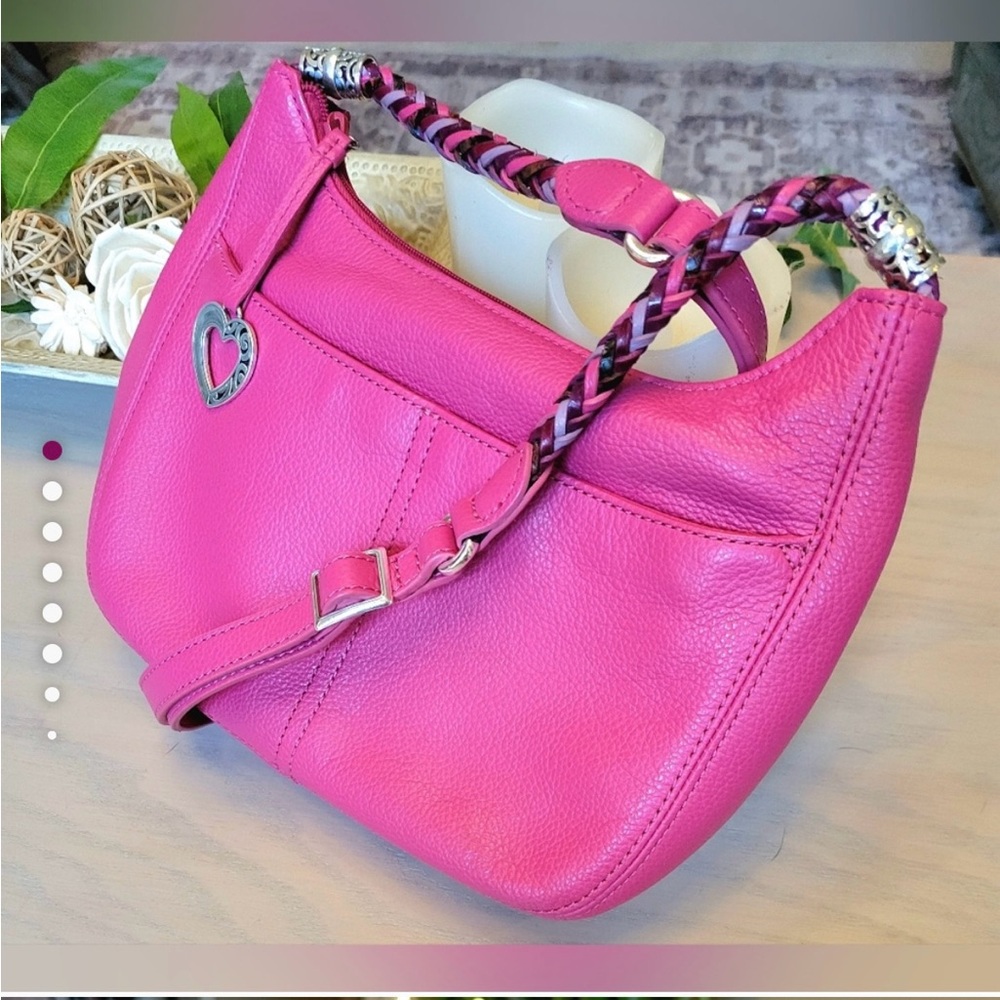 Brighton Leather “Power of Pink” RARE Barbados Collection Shoulder/Handbag